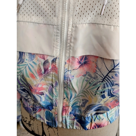Sommer Ray Floral Print Women's Windbreaker Size M - Picture 7 of 10